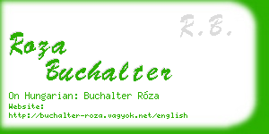 roza buchalter business card
